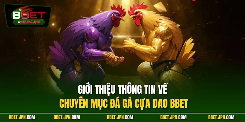 Giới thiệu thông tin về chuyên mục đá gà cựa dao BBET